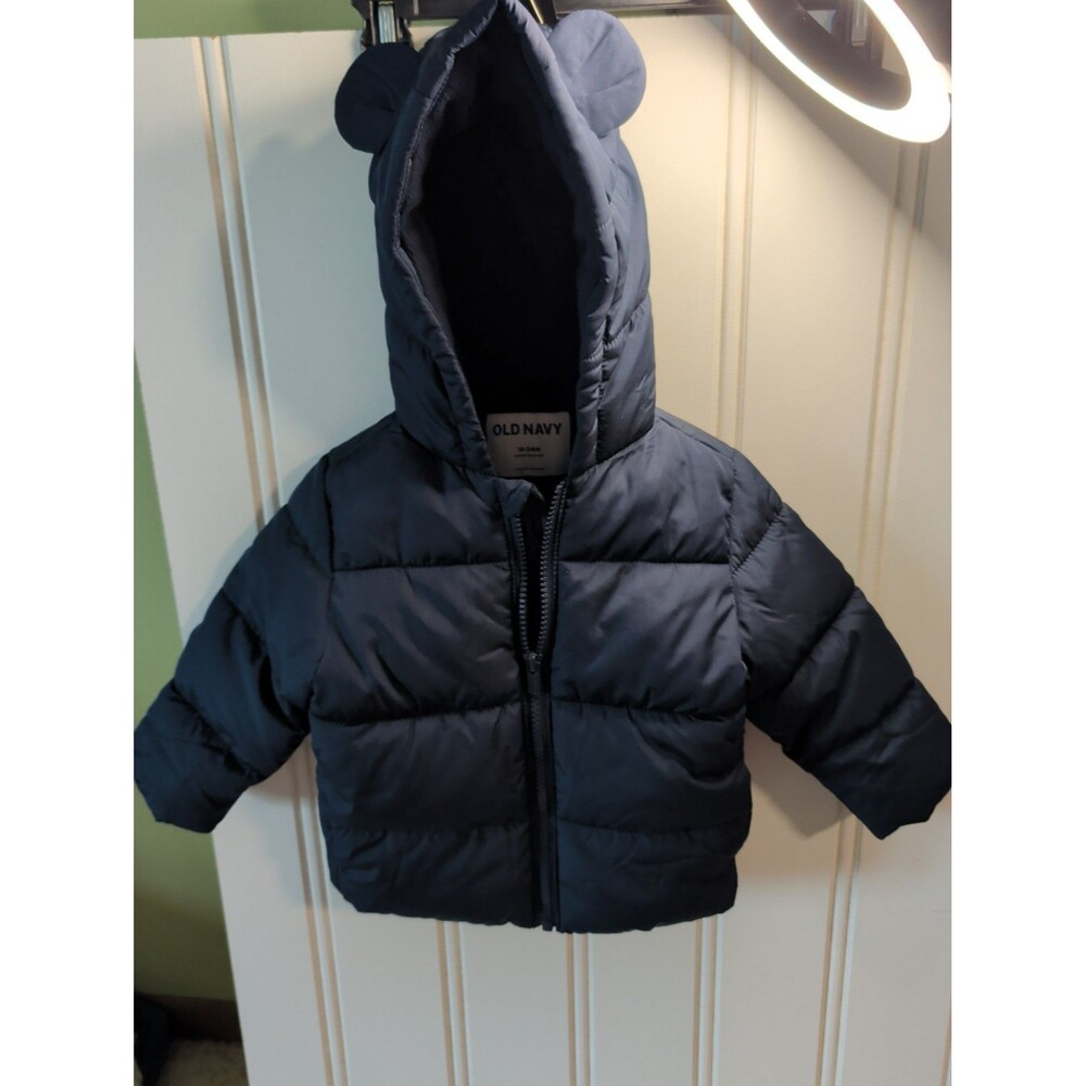 Old Navy Winter Toddler Coat 18-24 Months Bear Ears